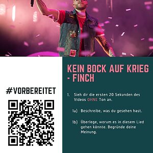 #vorbereitet: Kein Bock auf Krieg - Finch