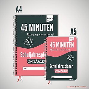 45minuten-Planer 2026/2027 in A4/A5 (mit 52 exklusiven Sternstunden ⭐🌟)